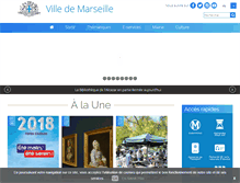 Tablet Screenshot of marseille.fr