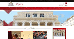 Desktop Screenshot of opera.marseille.fr