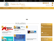 Tablet Screenshot of palaisdupharo.marseille.fr